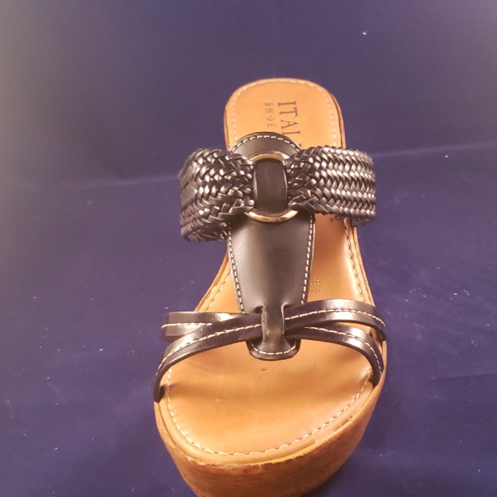 Italian Shoemakers Black Sandles